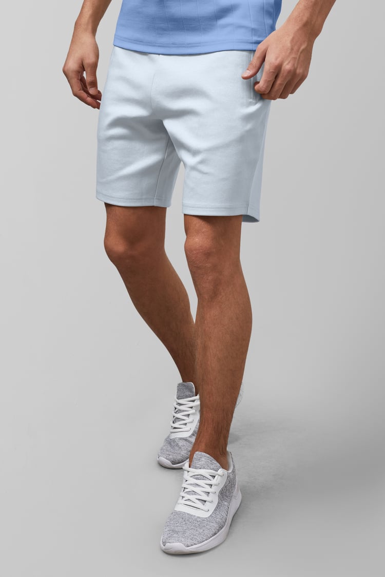 Mens Jersey Shorts With Zip Pocket