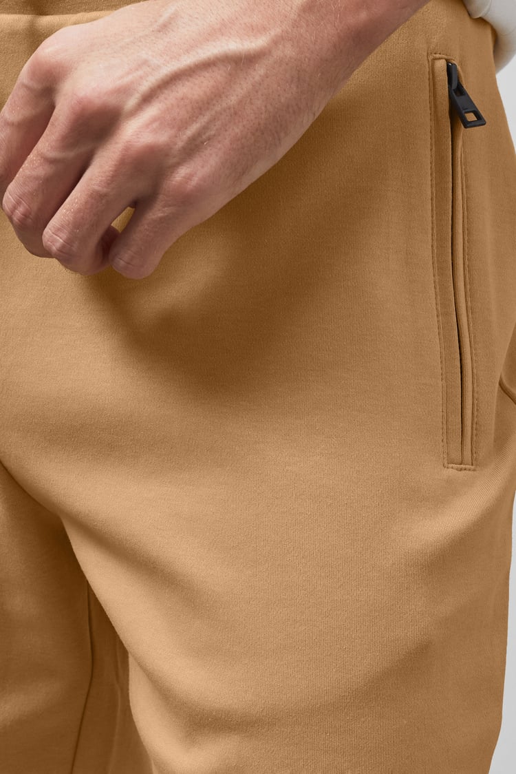 Mens Jersey Shorts With Zip Pocket