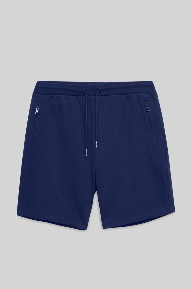 Mens Jersey Shorts With Zip Pocket