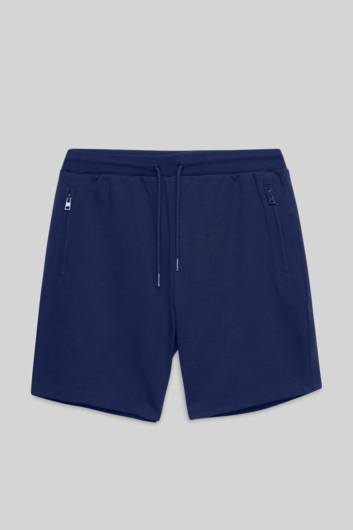 Mens Jersey Shorts With Zip Pocket