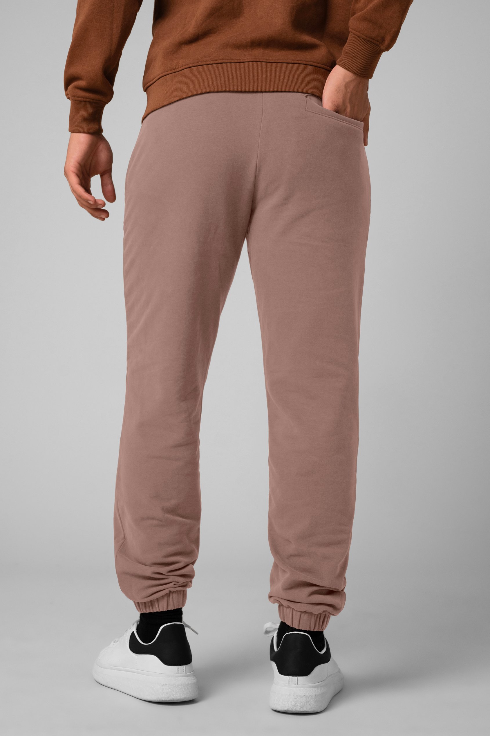 Mens Cut & Sew Zip Jogger