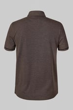 Band Collar Interlock Polo Shirt