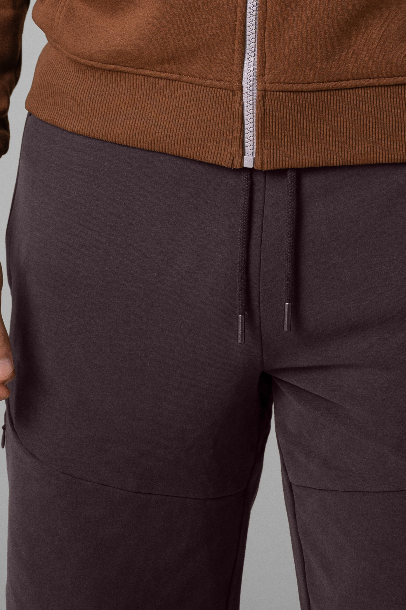 Mens Cut & Sew Zip Jogger