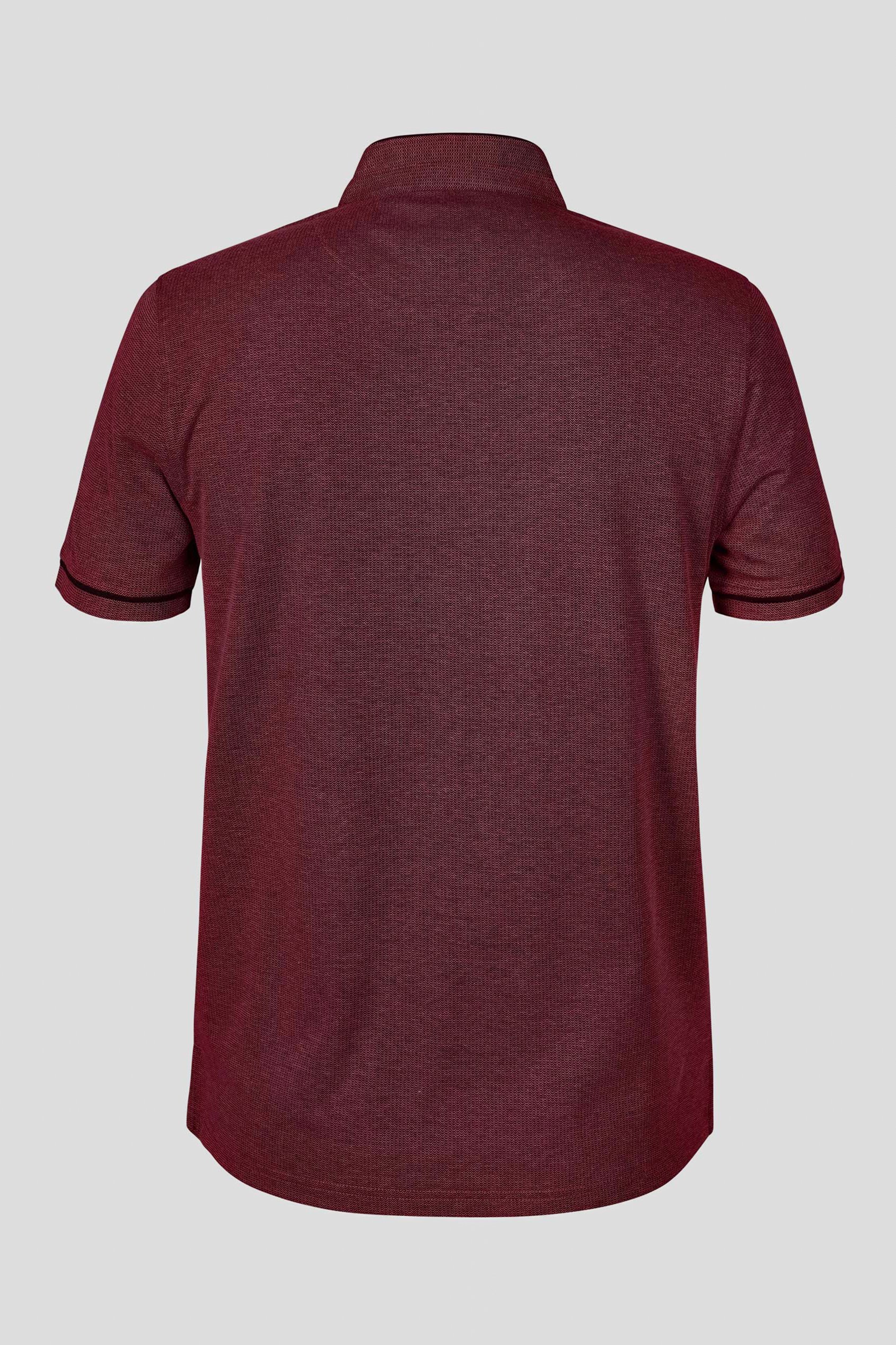 Band Collar Interlock Polo Shirt