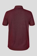 Band Collar Interlock Polo Shirt