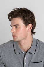 Cotton Jersey Club Collar Polo