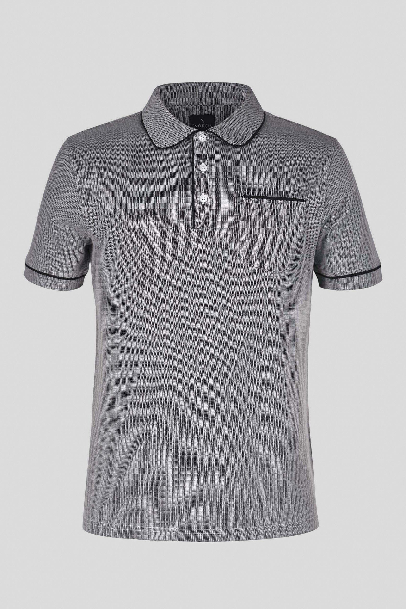 Cotton Jersey Club Collar Polo