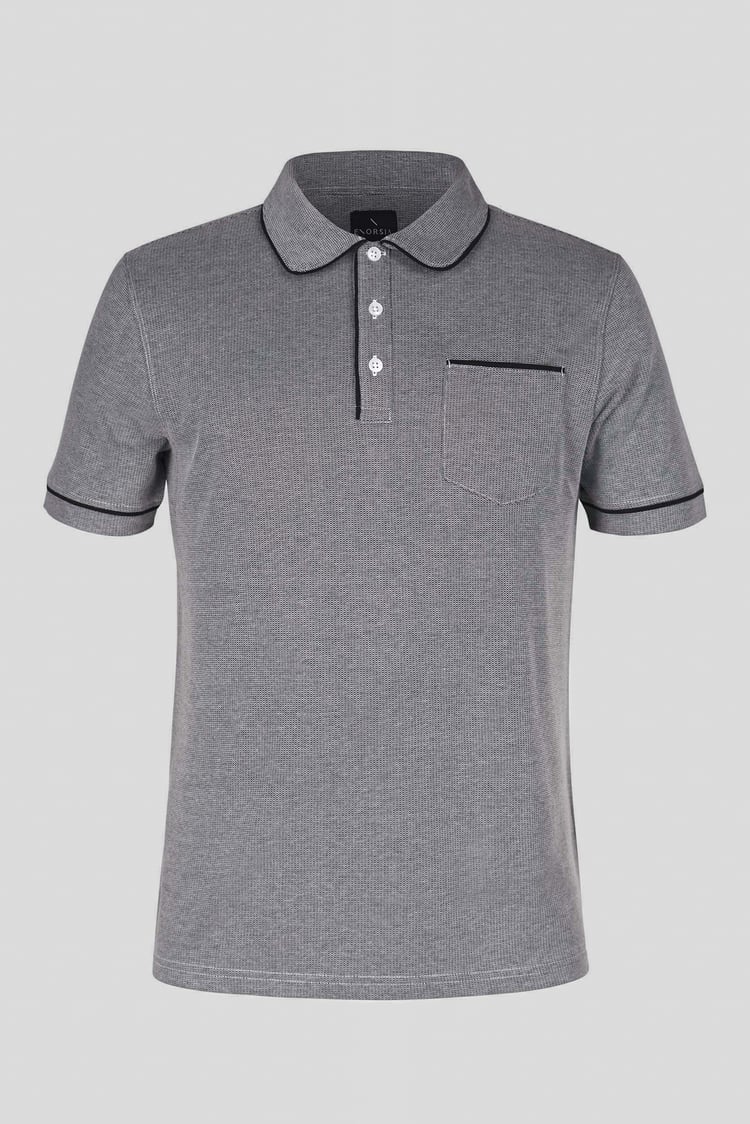 Cotton Jersey Club Collar Polo