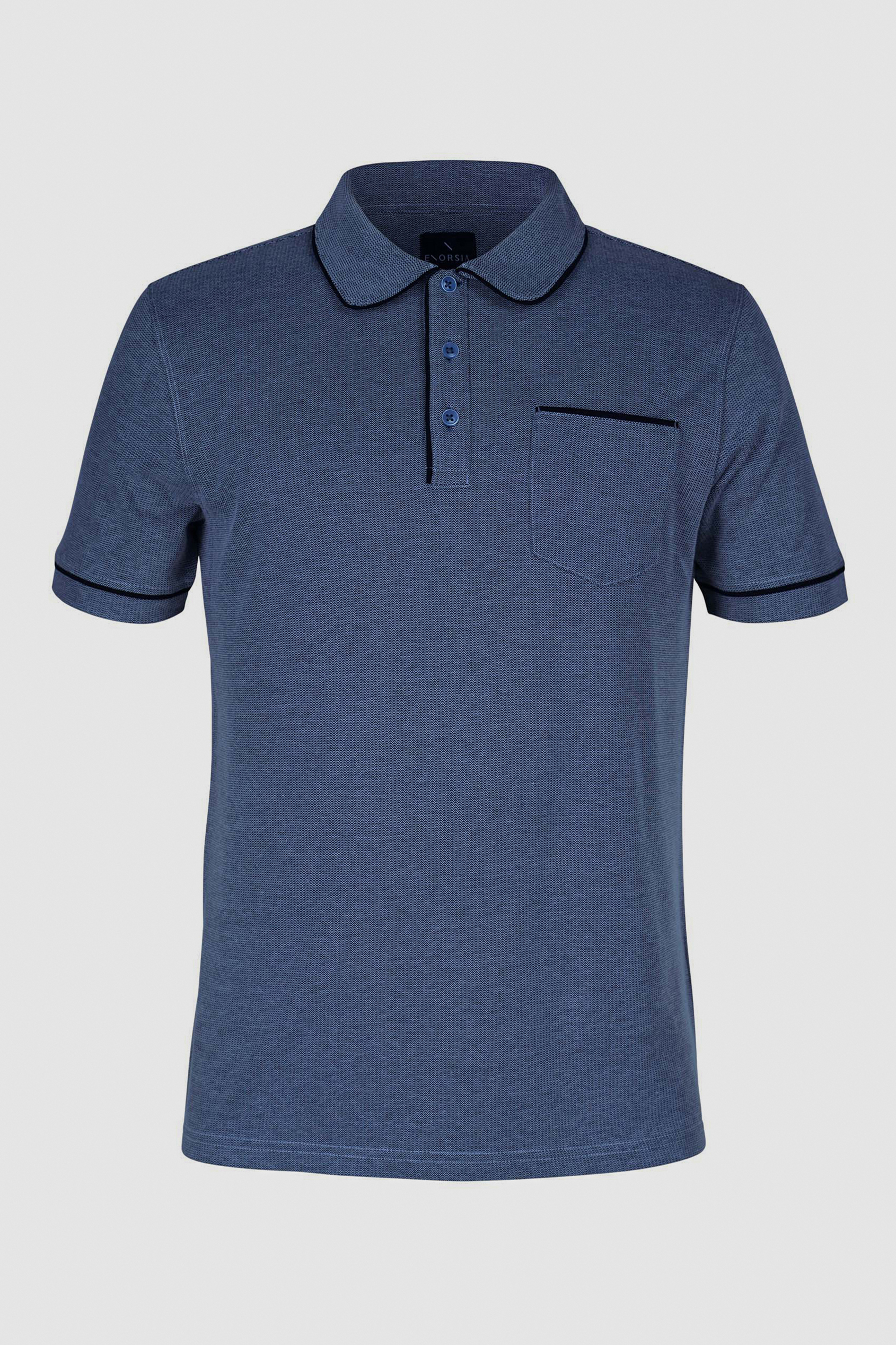Cotton Jersey Club Collar Polo