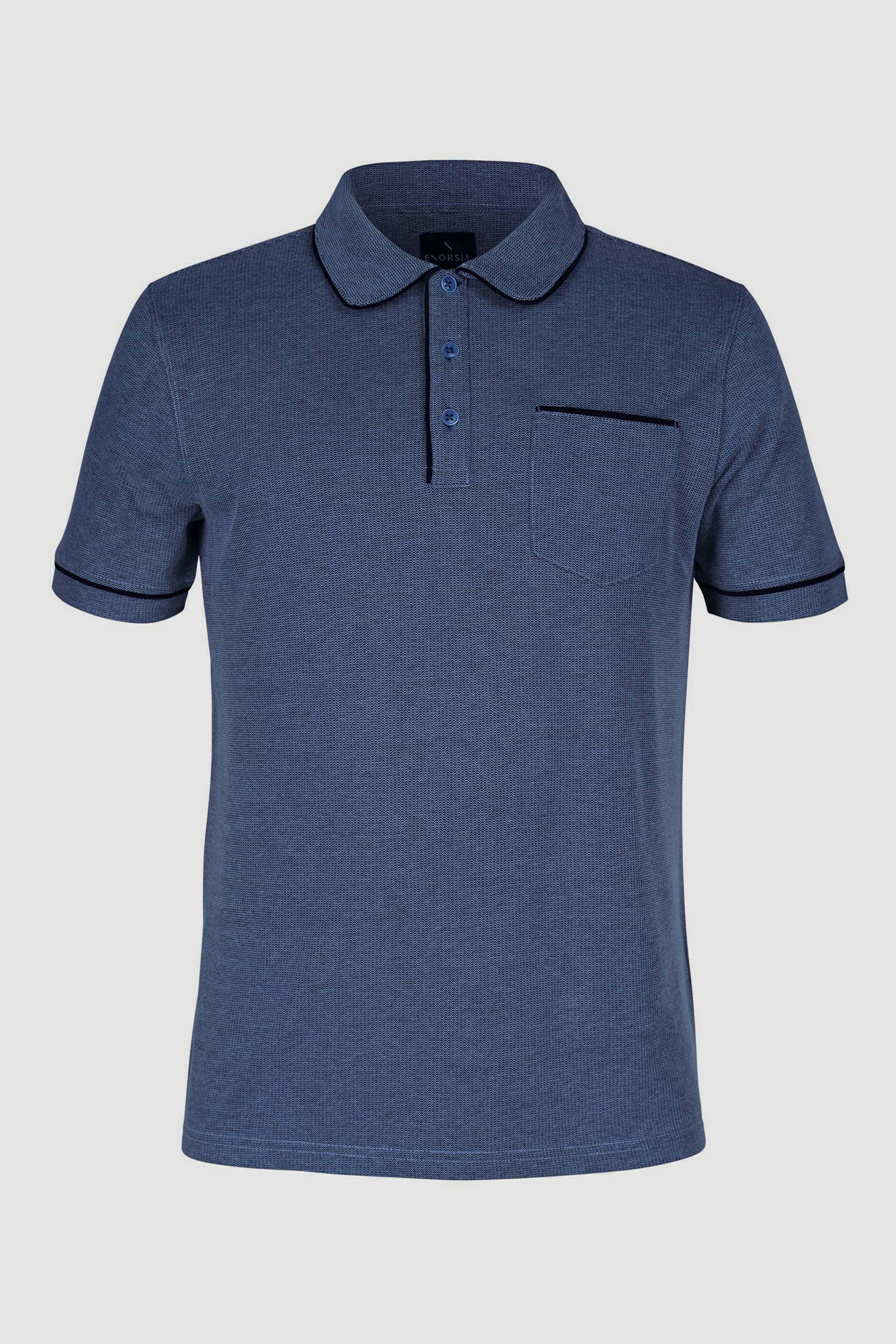 Cotton Jersey Club Collar Polo