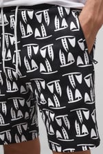 Printed Shorts With Zip Pocket