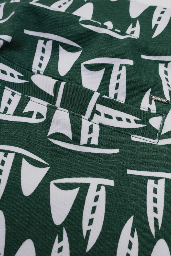 Printed Shorts With Zip Pocket