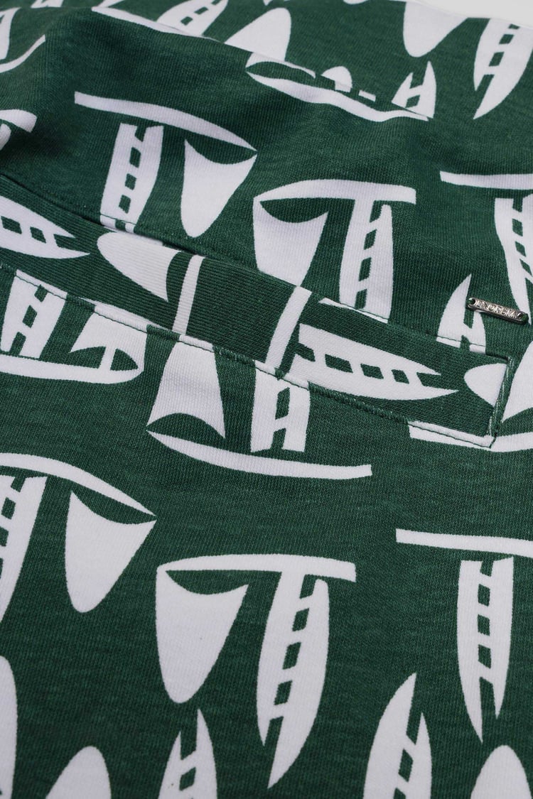 Printed Shorts With Zip Pocket