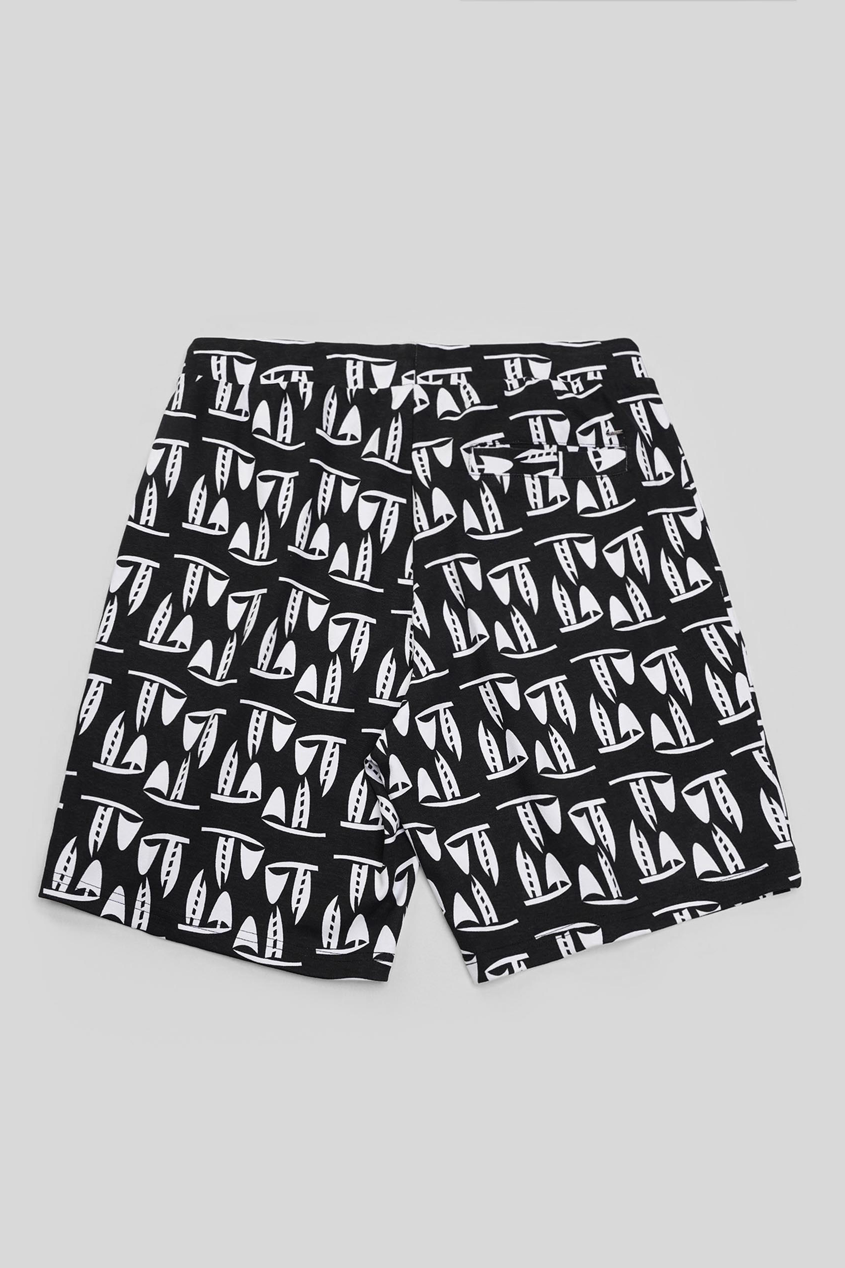 Printed Shorts With Zip Pocket