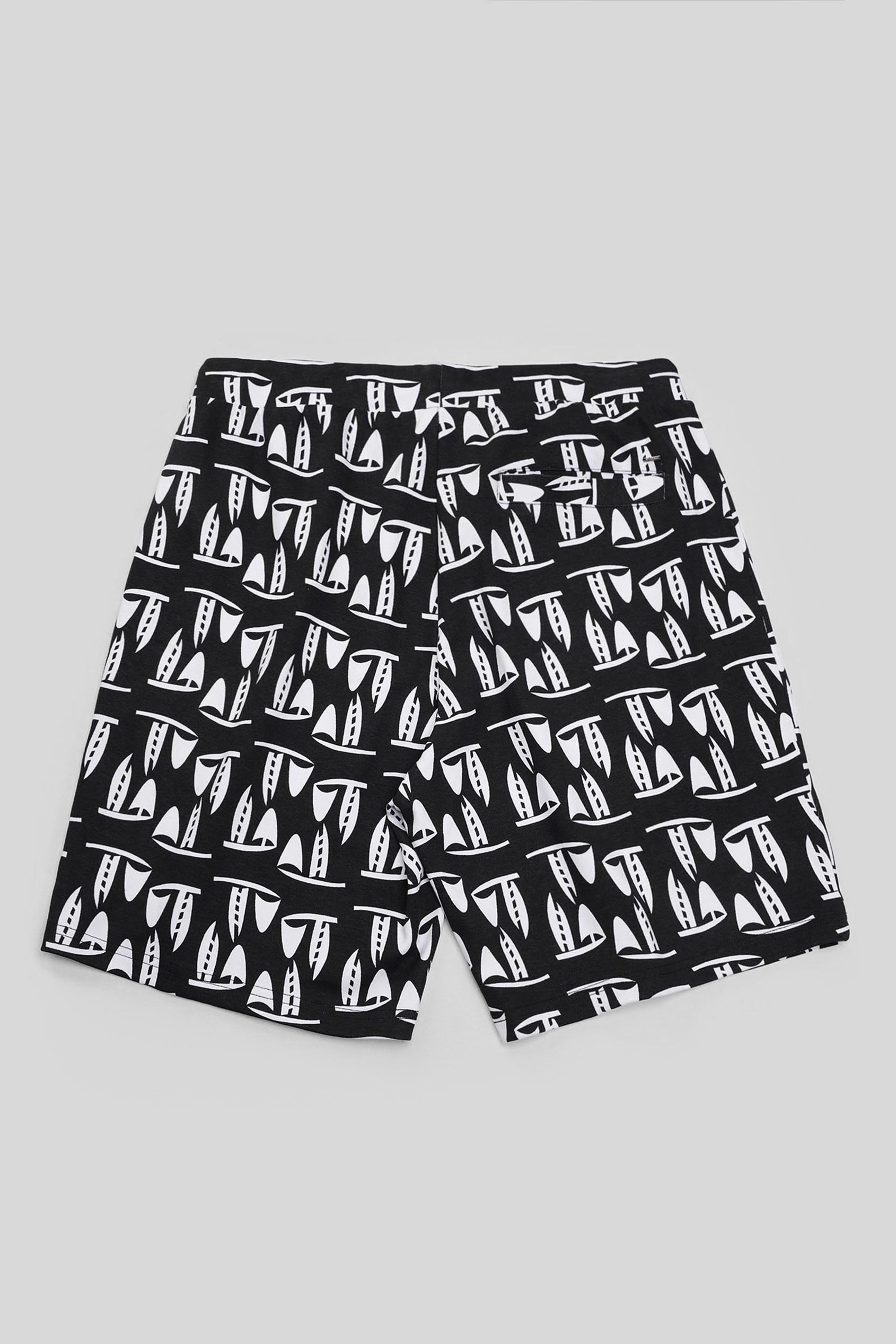 Printed Shorts With Zip Pocket