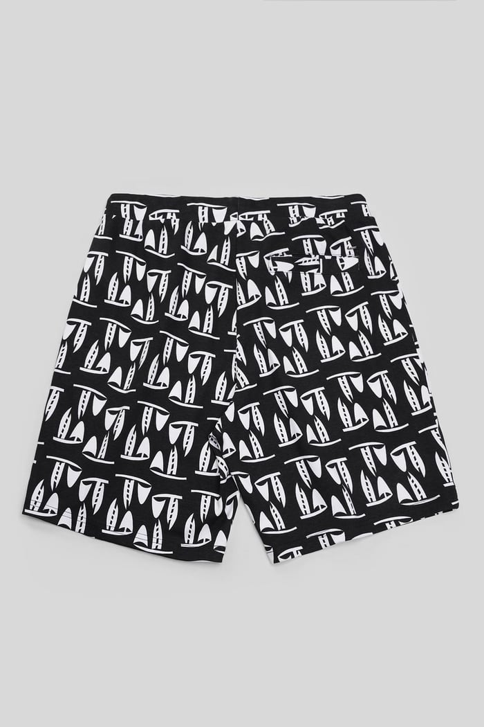 Printed Shorts With Zip Pocket
