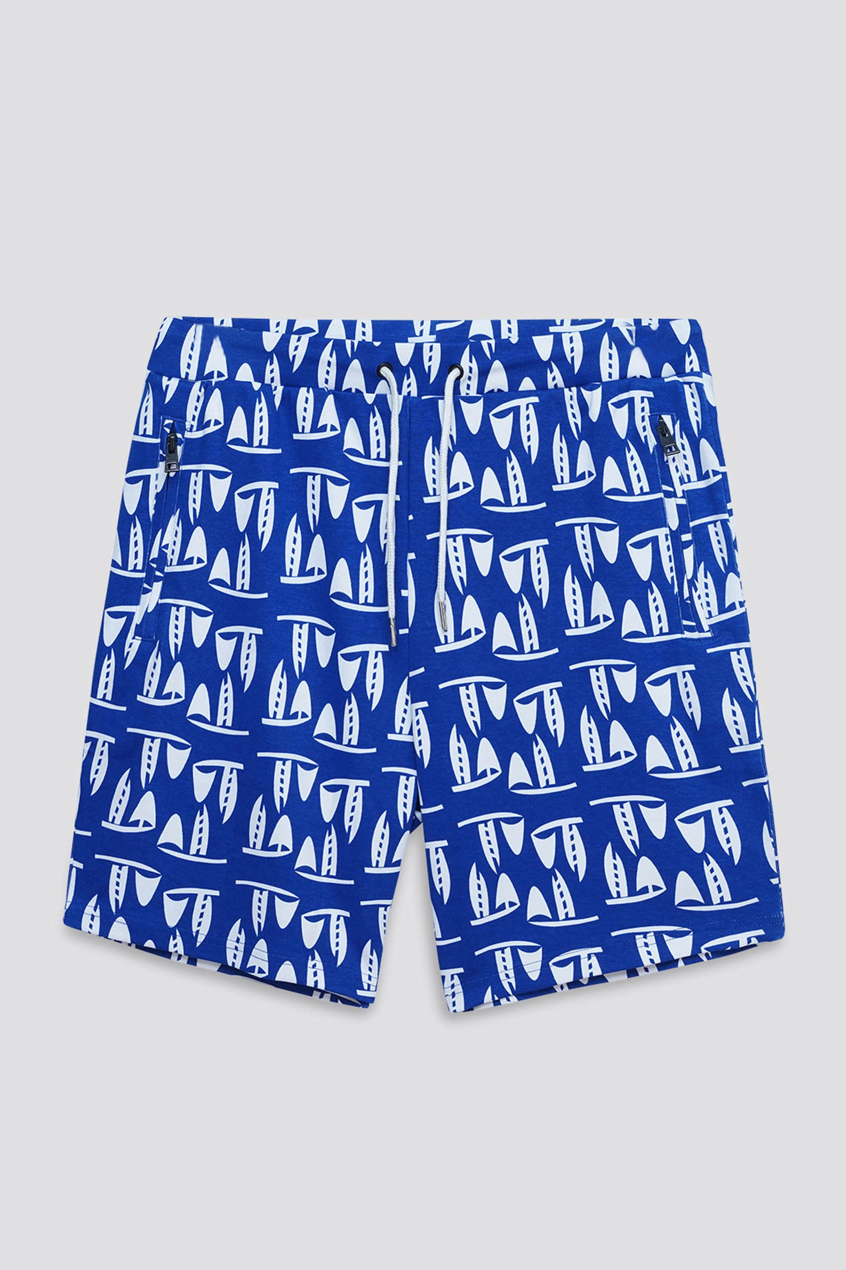 Printed Shorts With Zip Pocket