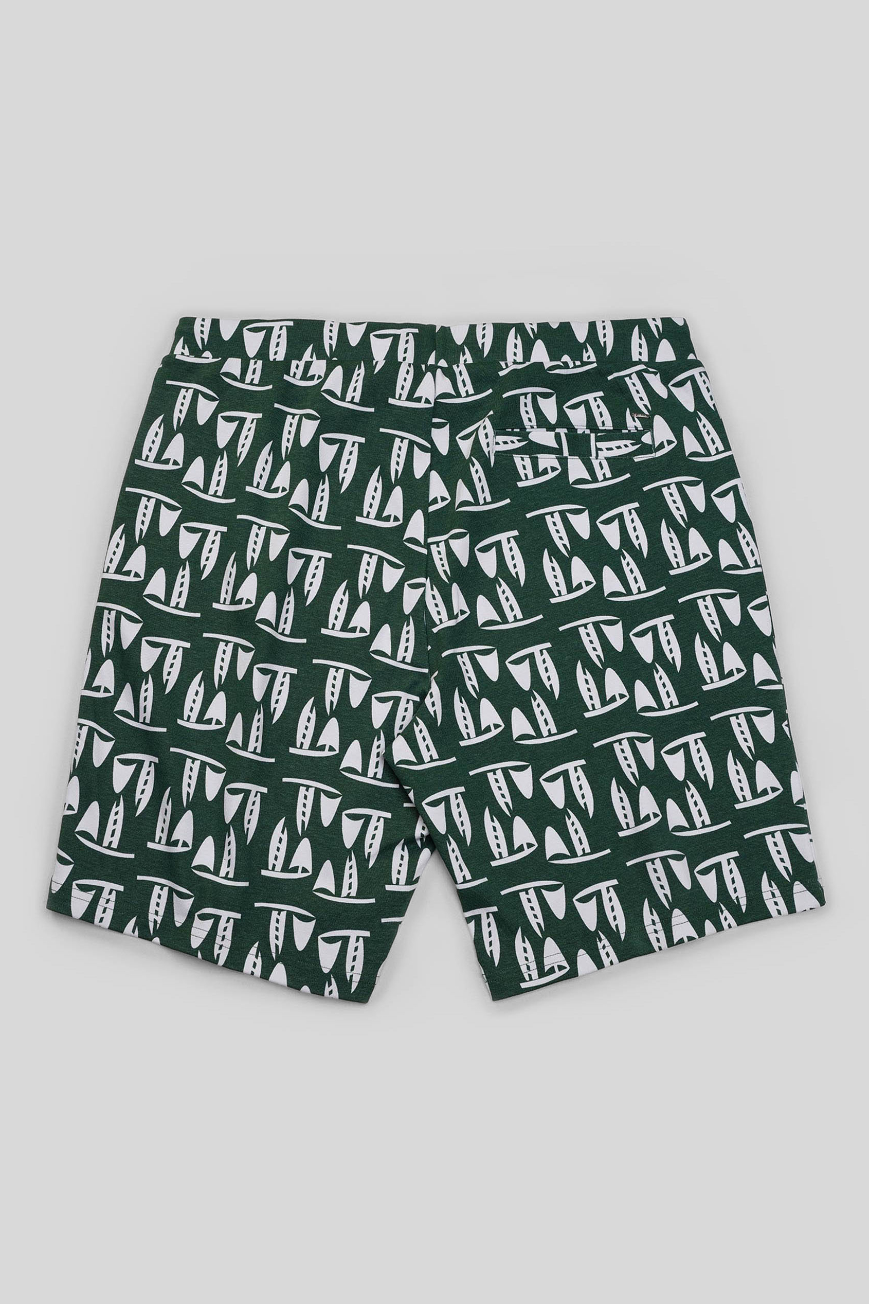 Printed Shorts With Zip Pocket