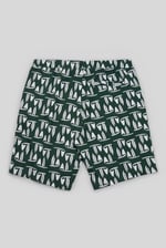 Printed Shorts With Zip Pocket