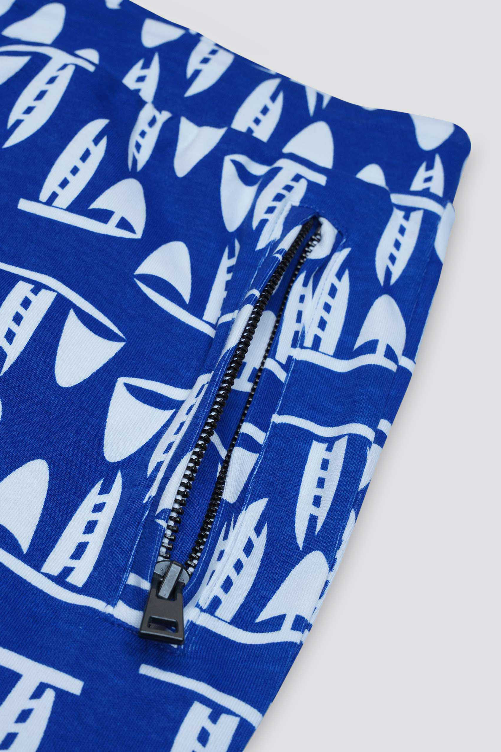 Printed Shorts With Zip Pocket