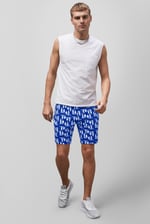 Printed Shorts With Zip Pocket