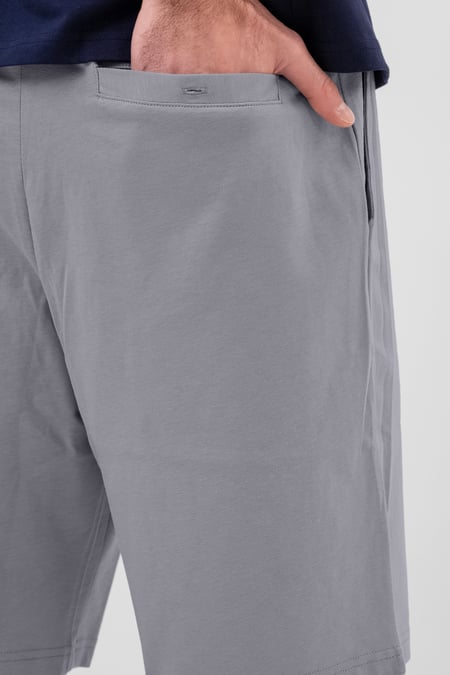 Men's Grey Classic Cotton Jersey Shorts