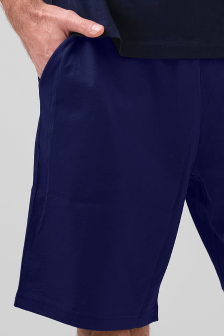 Men's Navy Classic Cotton Jersey Shorts