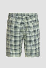 Check Print Jersey Shorts