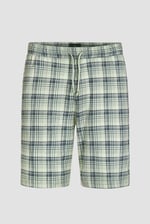 Check Print Jersey Shorts