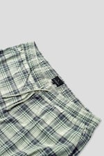 Check Print Jersey Shorts