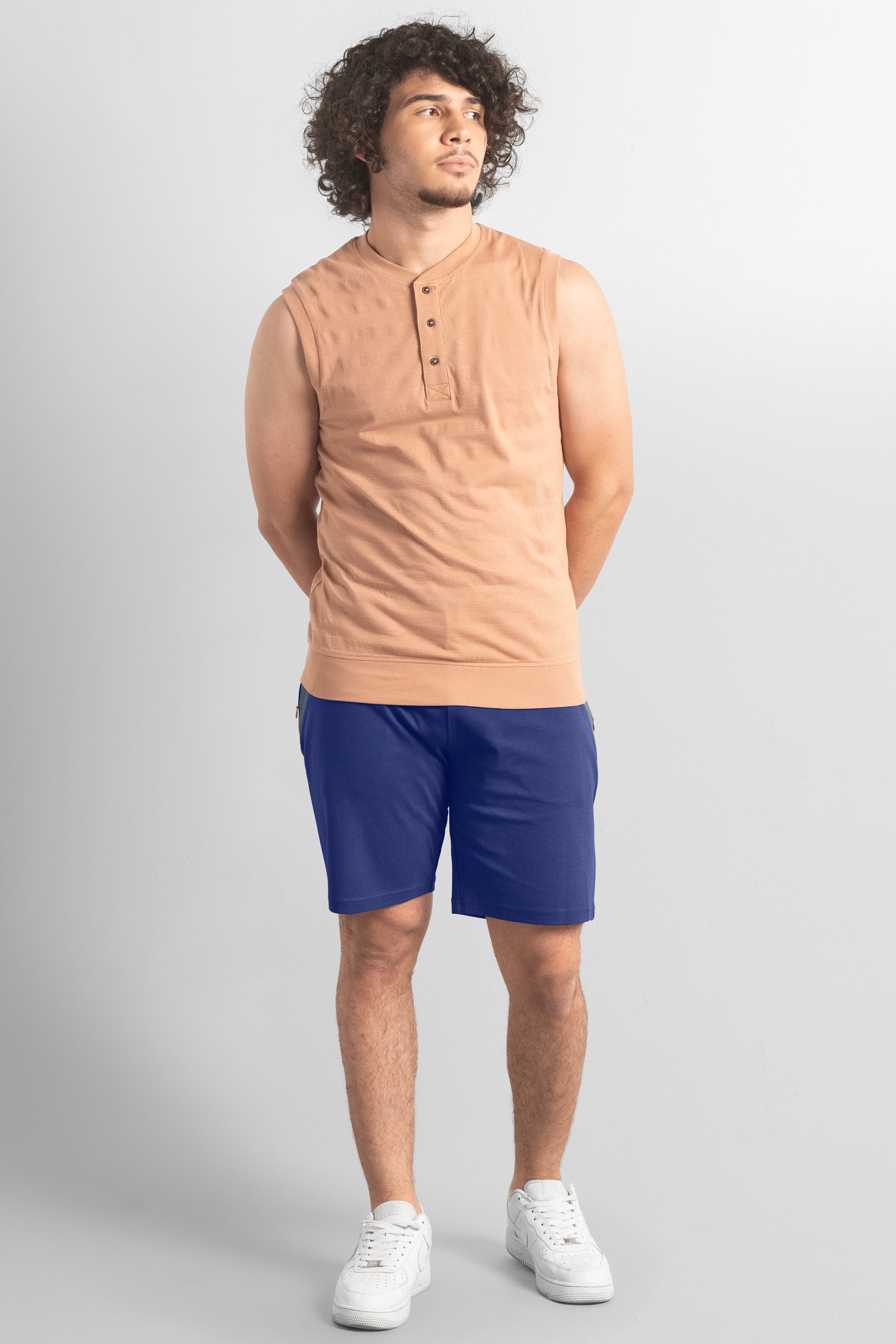 Mens Colour Block Shorts