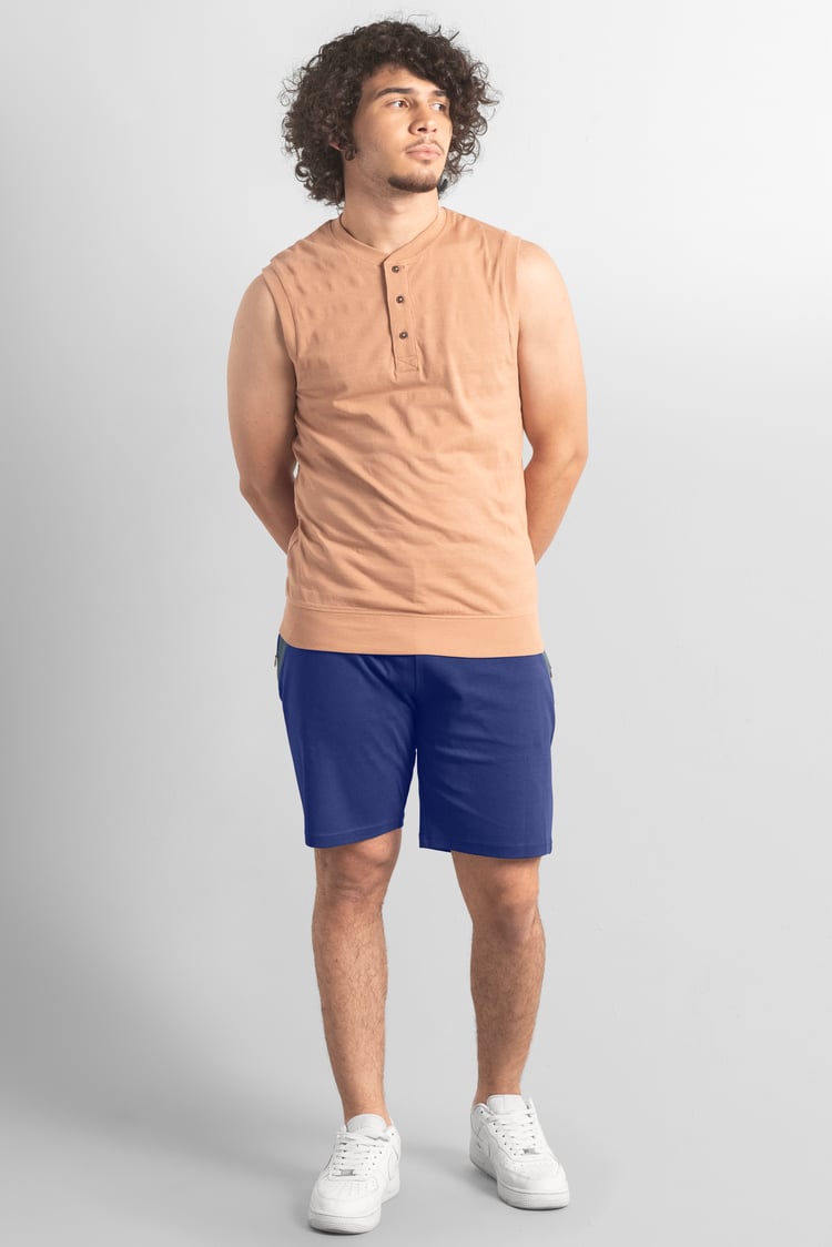 Mens Colour Block Shorts