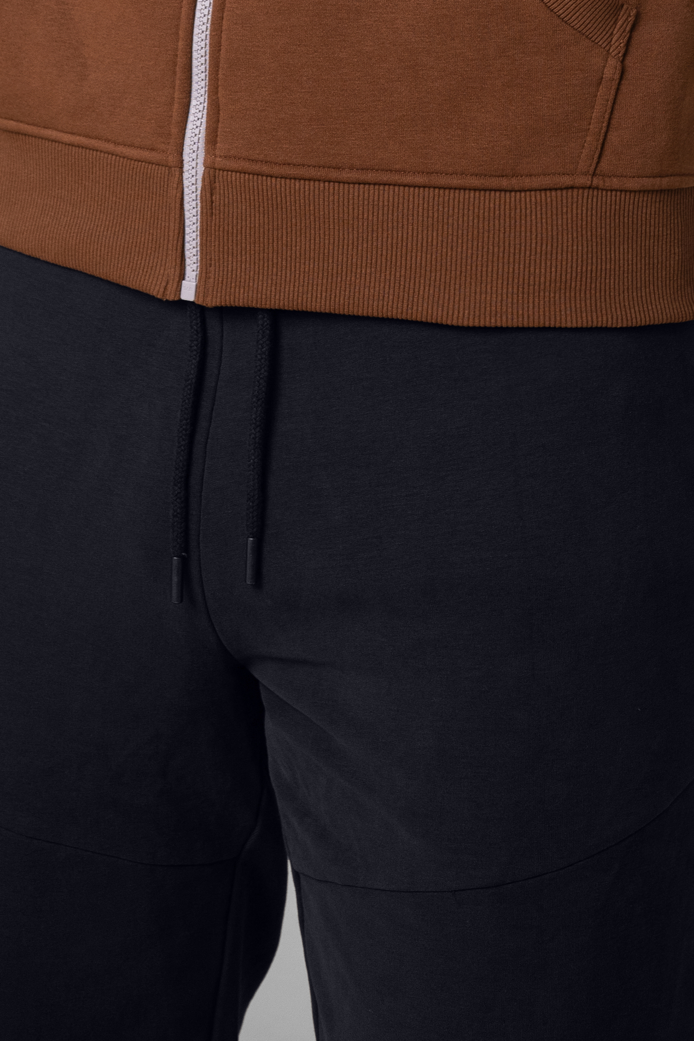 Mens Cut & Sew Zip Jogger