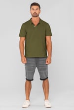 Skinny Stretch Denim Shorts