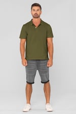 Skinny Stretch Denim Shorts