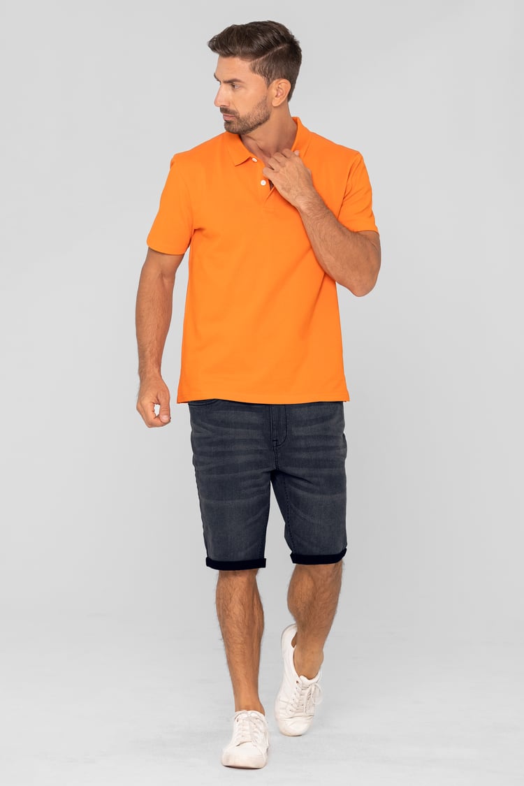 Skinny Stretch Denim Shorts