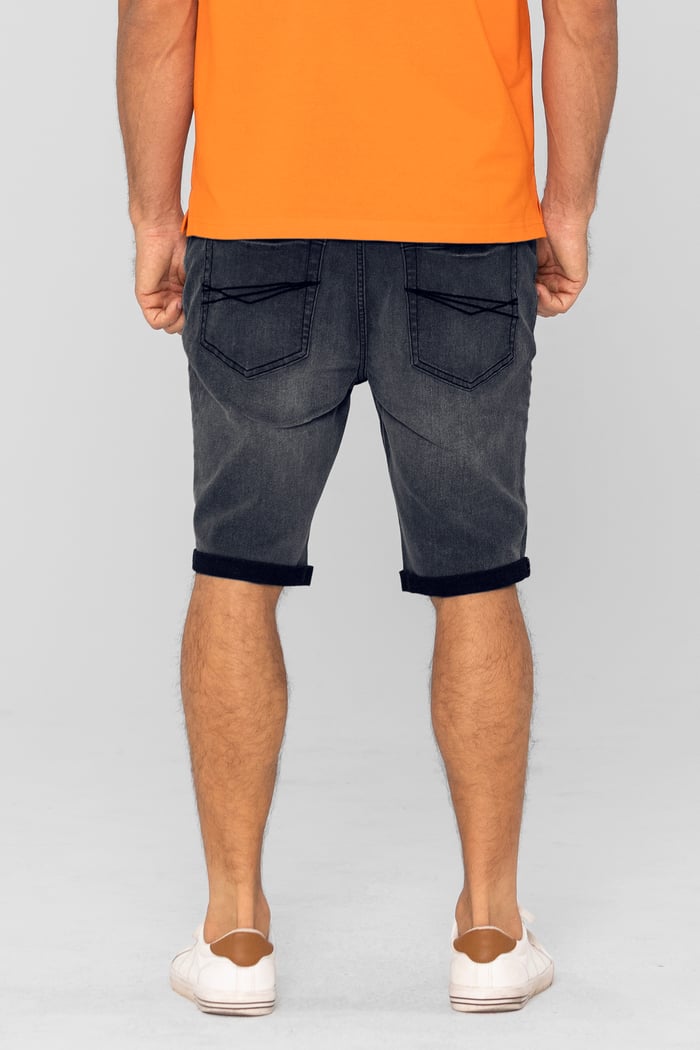 Skinny Stretch Denim Shorts