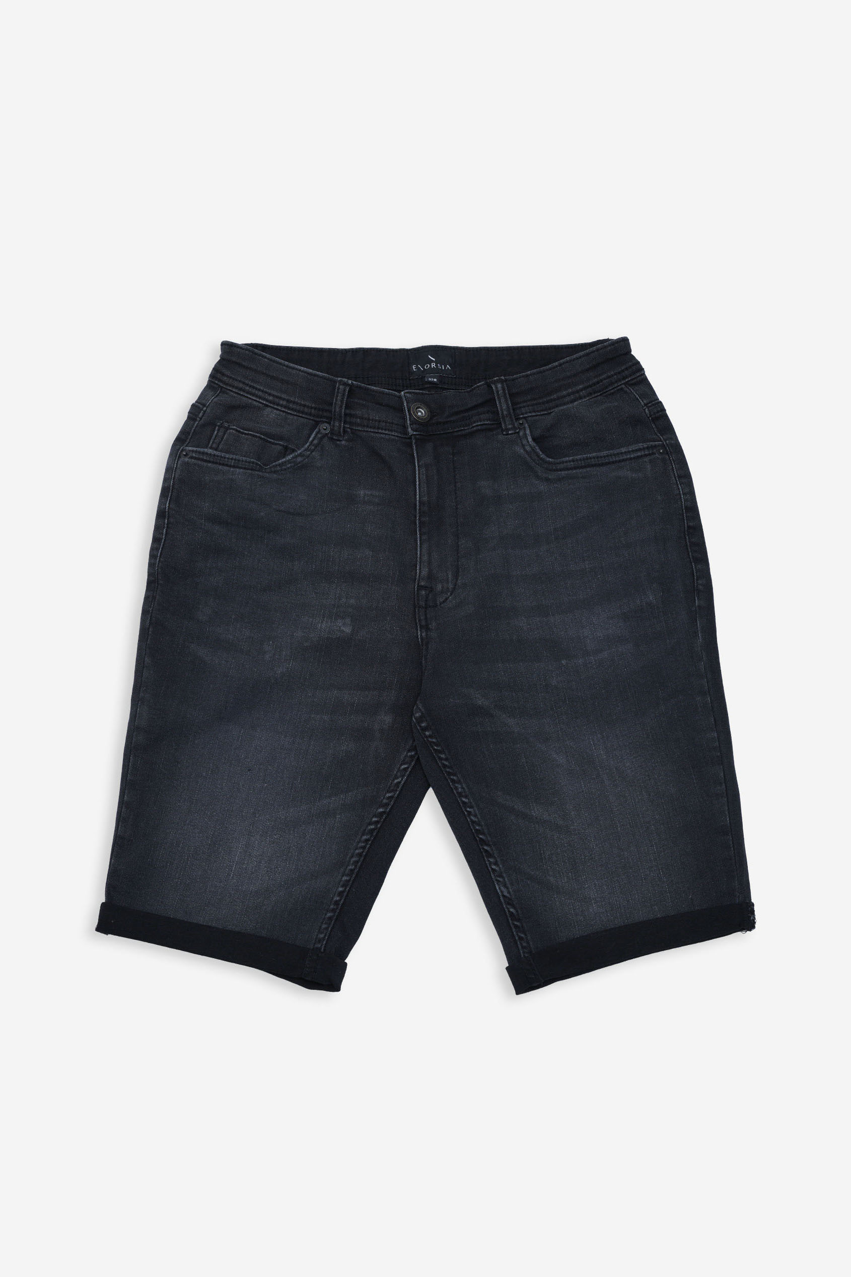 Skinny Stretch Denim Shorts