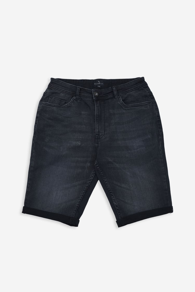 Skinny Stretch Denim Shorts