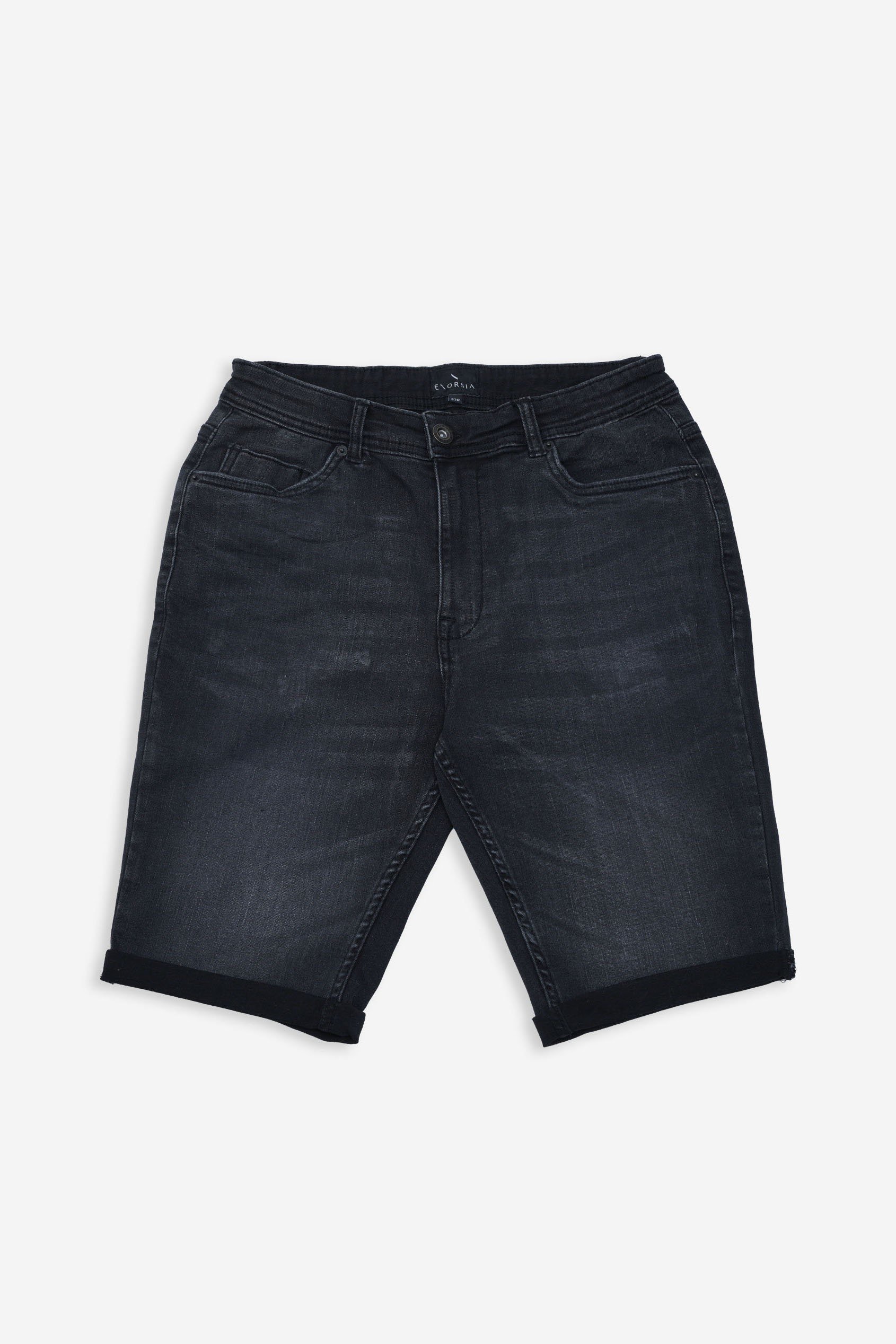 Skinny Stretch Denim Shorts