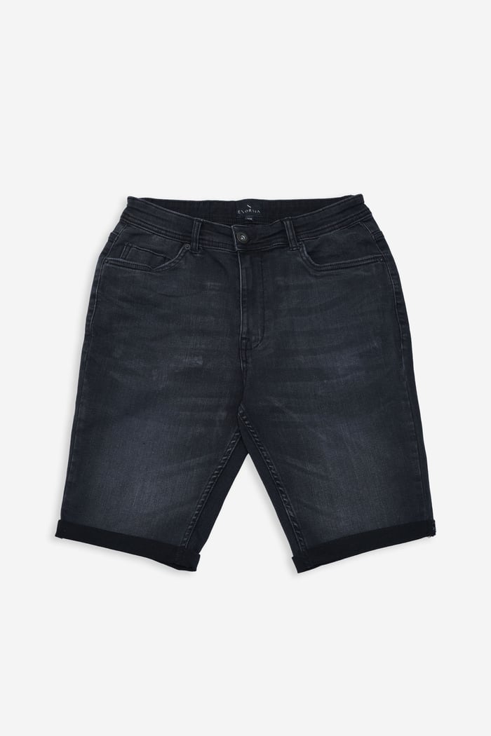 Skinny Stretch Denim Shorts