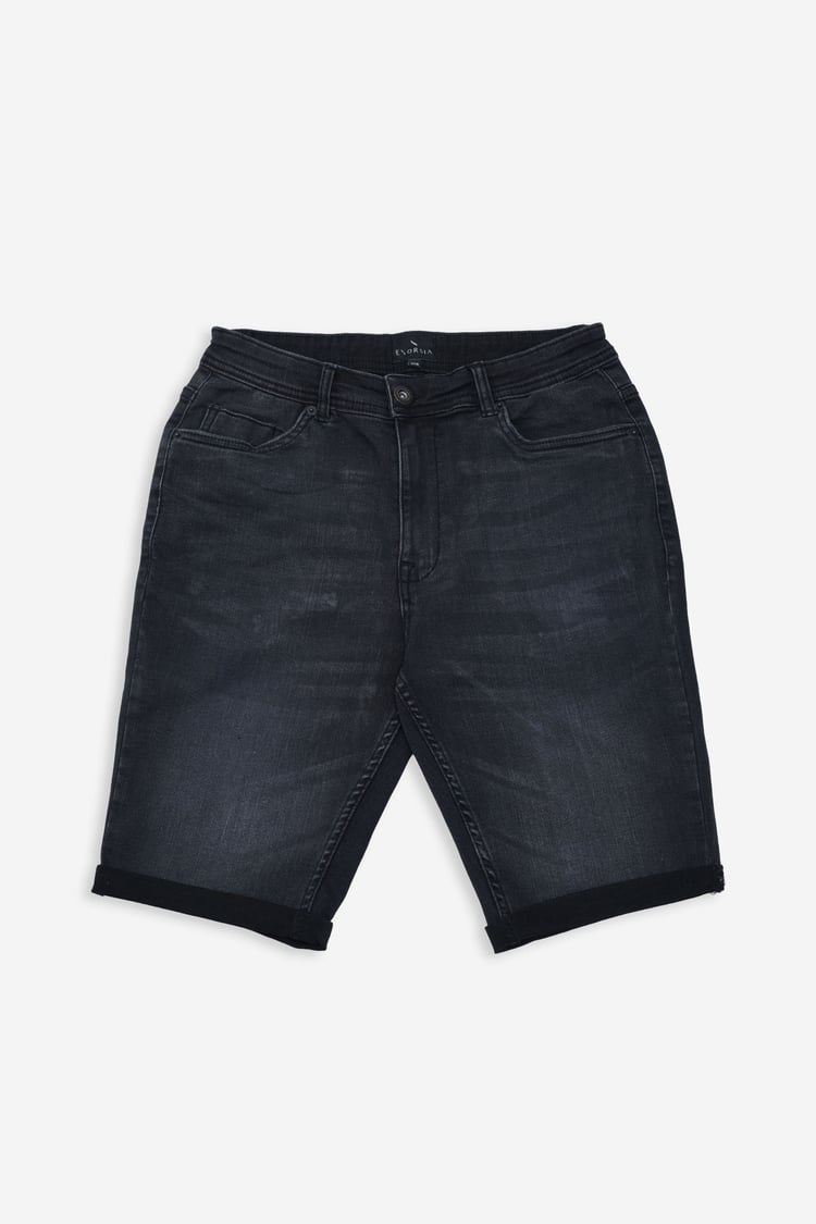 Skinny Stretch Denim Shorts