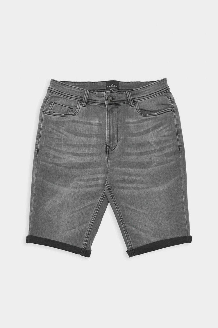 Skinny Stretch Denim Shorts