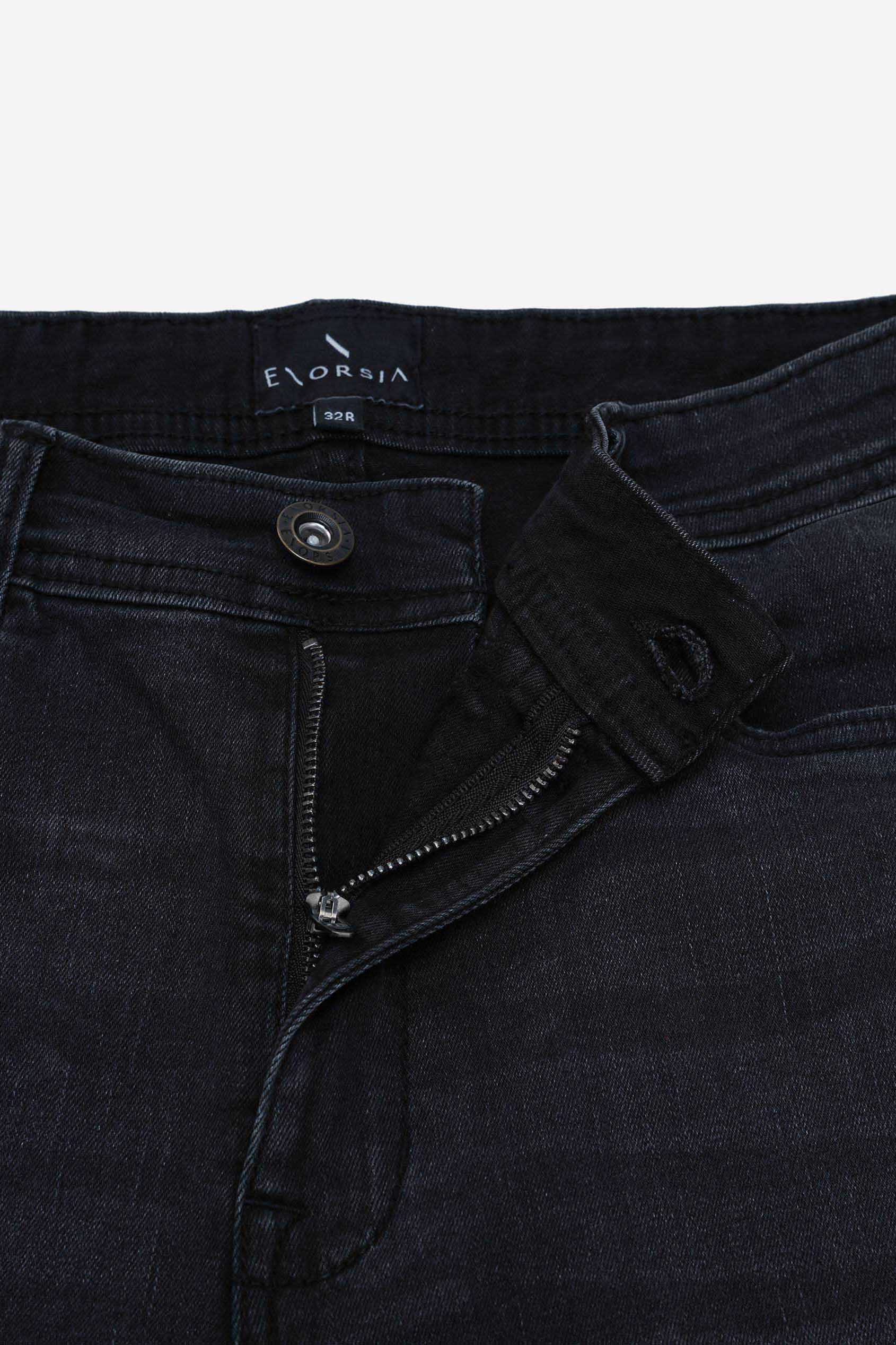 Skinny Stretch Denim Shorts