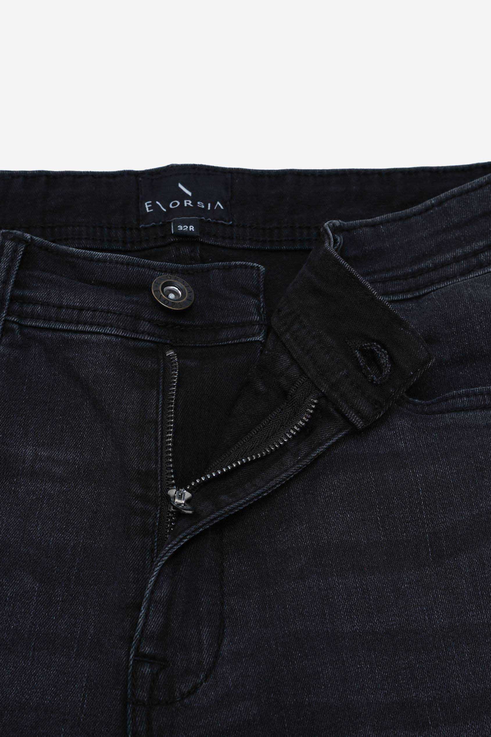 Skinny Stretch Denim Shorts