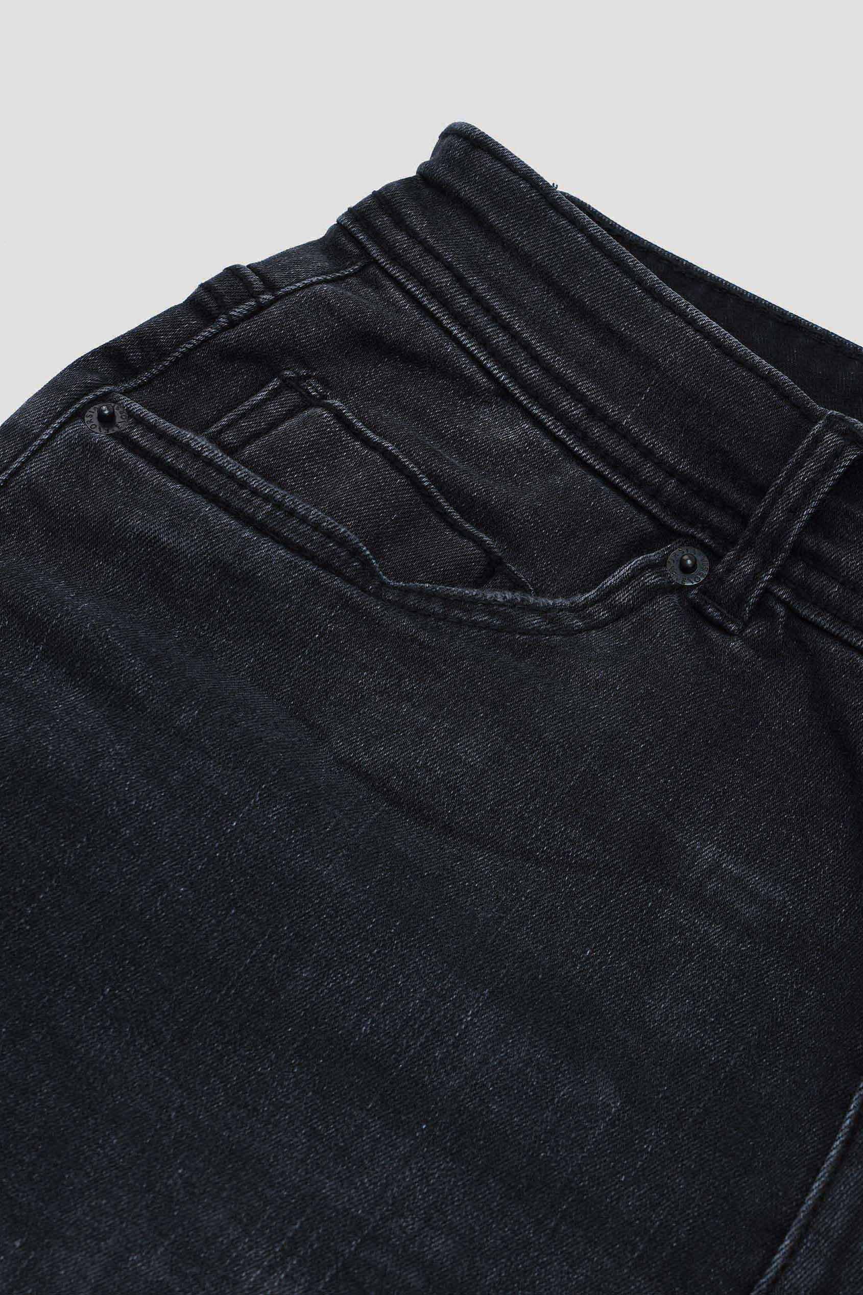 Skinny Stretch Denim Shorts