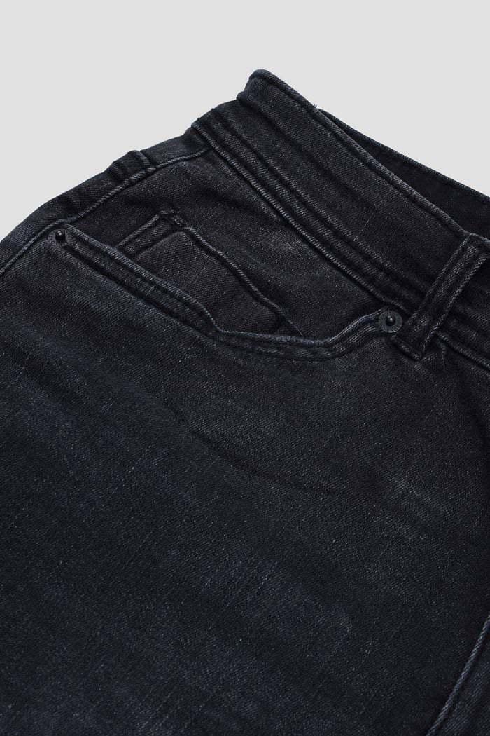 Skinny Stretch Denim Shorts