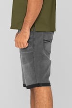 Skinny Stretch Denim Shorts