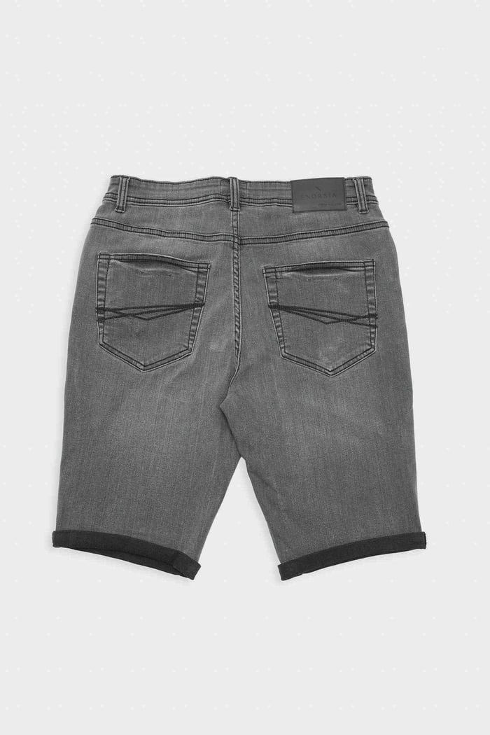 Skinny Stretch Denim Shorts