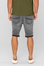 Skinny Stretch Denim Shorts